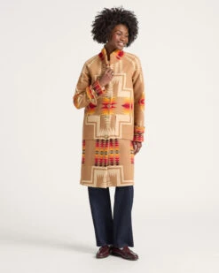 Pendleton WOMEN'S HARDING ARCHIVE BLANKET COAT