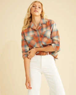 Pendleton WOMEN'S BOYFRIEND BOARD SHIRT