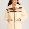 Pendleton WOMEN'S GLACIER SUNSET SHERPA FLEECE JACKET
