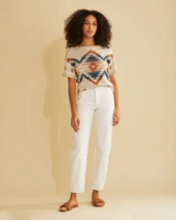 Pendleton WOMEN'S SHORT-SLEEVE GRAPHIC PULLOVER