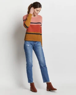 Pendleton WOMEN'S RELAXED-FIT STRIPE PULLOVER