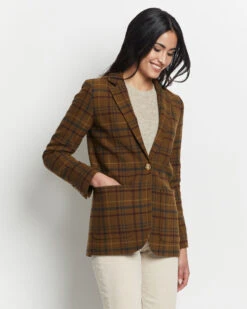 Pendleton WOMEN'S DAVIS PLAID WOOL BLAZER -Pendleton Sales Store 10750 32544 ALT3