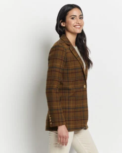 Pendleton WOMEN'S DAVIS PLAID WOOL BLAZER -Pendleton Sales Store 10750 32544 ALT4