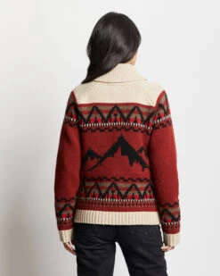 Pendleton WOMEN'S ALPINE LAMBSWOOL ZIP CARDIGAN -Pendleton Sales Store 10753 87065 ALT3