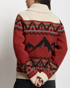 Pendleton WOMEN'S ALPINE LAMBSWOOL ZIP CARDIGAN -Pendleton Sales Store 10753 87065 ALT5