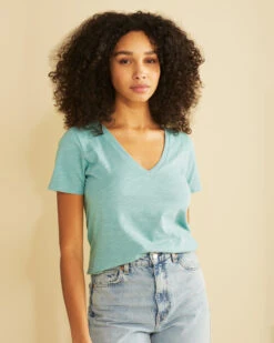 Pendleton WOMEN'S SHORT-SLEEVE COTTON SLUB TEE