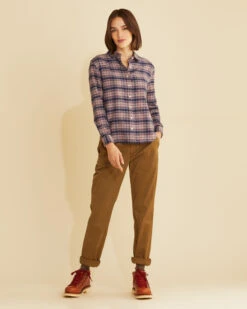 Pendleton WOMEN'S BOYFRIEND DOUBLE-BRUSHED FLANNEL SHIRT -Pendleton Sales Store 10776 69845 ALT4