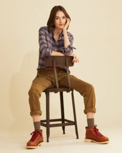 Pendleton WOMEN'S BOYFRIEND DOUBLE-BRUSHED FLANNEL SHIRT -Pendleton Sales Store 10776 69845 ALT5