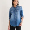 Pendleton WOMEN'S CHAMBRAY GAMBLER SHIRT -Pendleton Sales Store 10778 69805