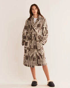 Pendleton WOMEN'S COTTON TERRY VELOUR ROBE