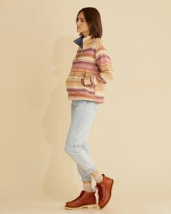 Pendleton WOMEN'S DOUBLESOFT HALF-ZIP PULLOVER -Pendleton Sales Store 12014 69866 ALT3