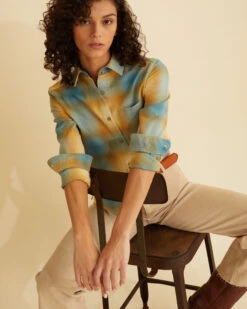 Pendleton WOMEN'S CROPPED WOOL SHIRT -Pendleton Sales Store 12018 32566 ALT2
