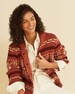 Pendleton WOMEN'S WESTERLEY COTTON CARDIGAN -Pendleton Sales Store 12022 87121 ALT3