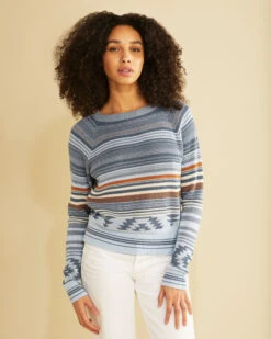 Pendleton WOMEN'S RAGLAN COTTON GRAPHIC SWEATER -Pendleton Sales Store 12032 87147 ALT3