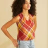Pendleton WOMEN'S V-NECK TANK TOP -Pendleton Sales Store 12047 69863