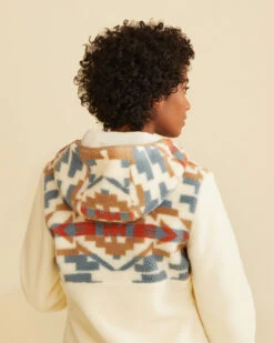 Pendleton WOMEN'S MARIPOSA BERBER FLEECE HOODED JACKET -Pendleton Sales Store 12060 83244 ALT3