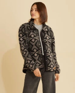 Pendleton WOMEN'S SNAP-FRONT FLEECE JACKET -Pendleton Sales Store 12067 83235 ALT5