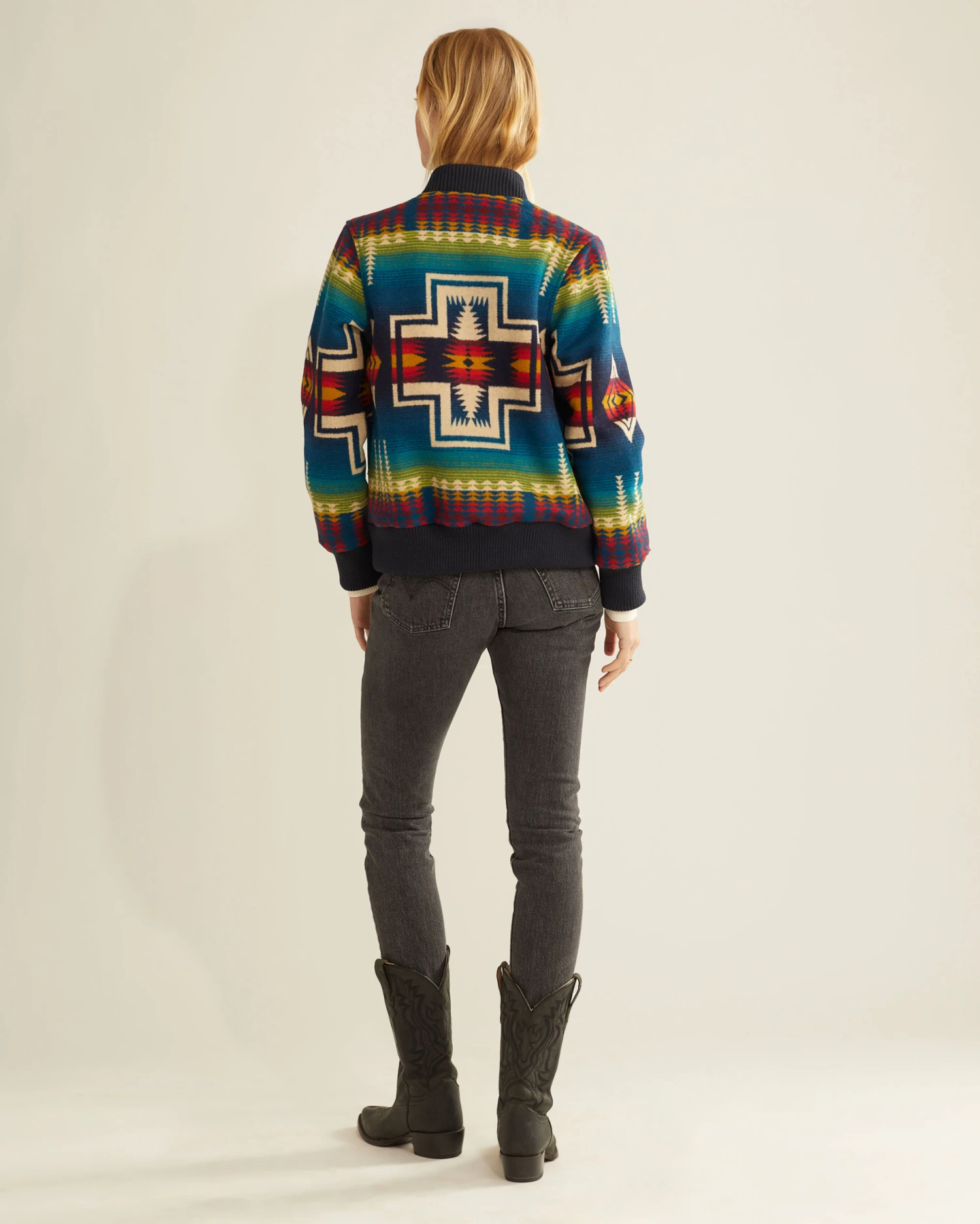 Pendleton WOMEN'S LIMITED EDITION HARDING WOOL BOMBER 6 Pendleton WOMEN'S LIMITED EDITION HARDING WOOL BOMBER - Image 4