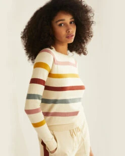 Pendleton WOMEN'S COZY STRIPED PULLOVER