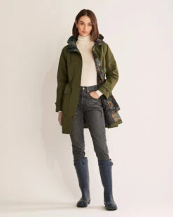 Pendleton WOMEN'S BRIDGEPORT HOODED TRENCH COAT