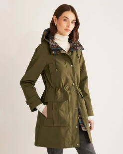 Pendleton WOMEN'S BRIDGEPORT HOODED TRENCH COAT -Pendleton Sales Store 13091Z 83229 ALT5