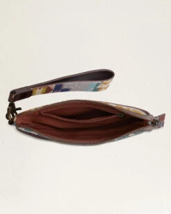 Pendleton DESERT DAWN WOOL/LEATHER CLUTCH -Pendleton Sales Store 32726 54928 ALT2