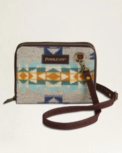 Pendleton DESERT DAWN WOOL/LEATHER CROSSBODY ORGANIZER