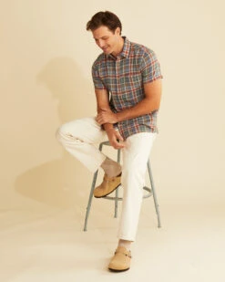 Pendleton MEN'S SHORT-SLEEVE DAWSON LINEN SHIRT -Pendleton Sales Store 50012 79360 ALT4