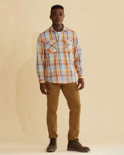 Pendleton MEN'S PLAID BEACH SHACK COTTON SHIRT