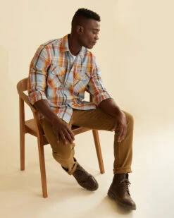 Pendleton MEN'S PLAID BEACH SHACK COTTON SHIRT -Pendleton Sales Store 50070 79374 ALT2