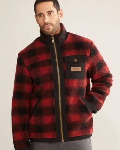 Pendleton MEN'S LONE FIR STAND-COLLAR FLEECE JACKET 12 Pendleton MEN'S LONE FIR STAND-COLLAR FLEECE JACKET -Pendleton Sales Store 51088 83010 ALT4