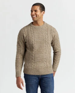 Pendleton MEN'S SHETLAND FISHERMAN'S SWEATER