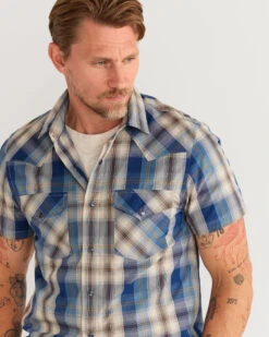 Pendleton MEN'S SHORT-SLEEVE FRONTIER SHIRT -Pendleton Sales Store 55864 79413 ALT3