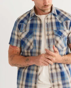 Pendleton MEN'S SHORT-SLEEVE FRONTIER SHIRT -Pendleton Sales Store 55864 79413 ALT4