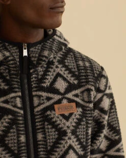 Pendleton MEN'S FLEECE HOODED JACKET -Pendleton Sales Store 58529 83235 ALT3
