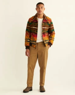 Pendleton MEN'S COLTON ZIP-FRONT WOOL COAT