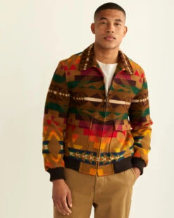 Pendleton MEN'S COLTON ZIP-FRONT WOOL COAT -Pendleton Sales Store 58570Z 16110 ALT3