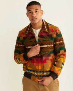 Pendleton MEN'S COLTON ZIP-FRONT WOOL COAT -Pendleton Sales Store 58570Z 16110 ALT5