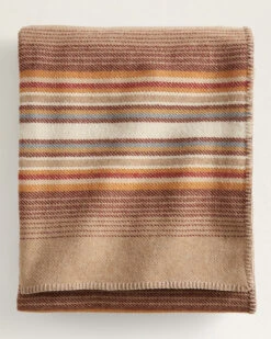 Pendleton ECO-WISE WOOL PLAID/STRIPE BLANKET