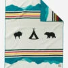Pendleton CROWN OF THE CONTINENT BLANKET -Pendleton Sales Store 71362 IVRY