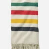 Pendleton 5TH AVENUE GLACIER PARK MERINO THROW 1 Pendleton 5TH AVENUE GLACIER PARK MERINO THROW -Pendleton Sales Store 71496 WHTE