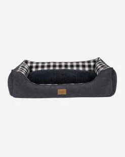 Pendleton CHARCOAL OMBRE PLAID KUDDLER DOG BED -Pendleton Sales Store 73815 D333 ALT3
