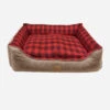 Pendleton RED OMBRE PLAID KUDDLER DOG BED 1 Pendleton RED OMBRE PLAID KUDDLER DOG BED -Pendleton Sales Store 73817 D335