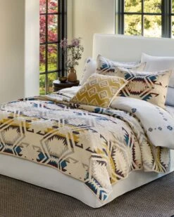 Pendleton WHITE SANDS PRINTED QUILT SET