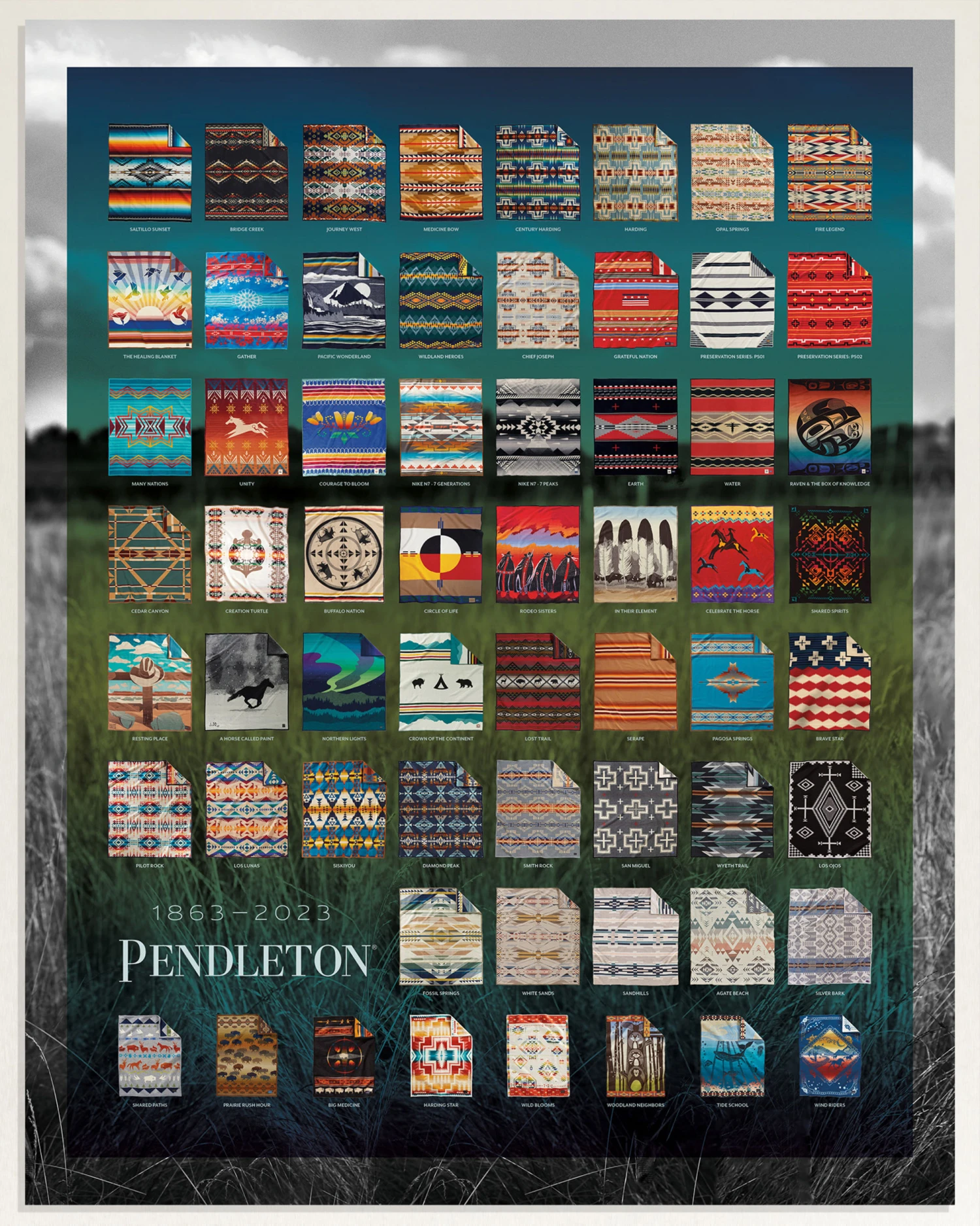 Pendleton 2023 BLANKET POSTER 3 Pendleton 2023 BLANKET POSTER